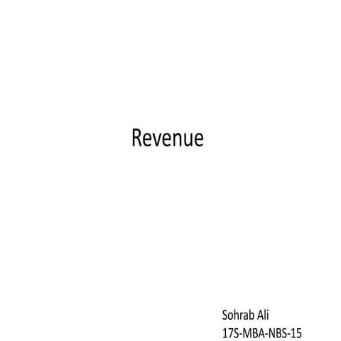Revenue
