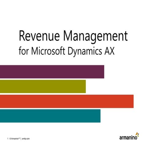 Revenue Recognition Management for Microsoft Dynamics AX