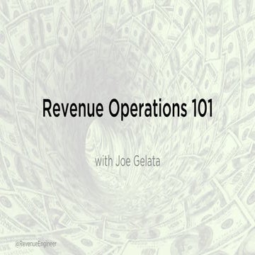 Revenue Operations 101
