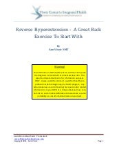 Reverse hyperextension