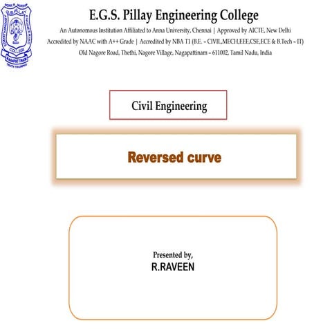 reverse curve.pptx. Bbhhngjngnnhnnhnnjjjjj | PPTX