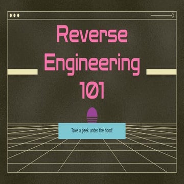 Reverse Engineering 101 | PDF | Programming Languages | Computing
