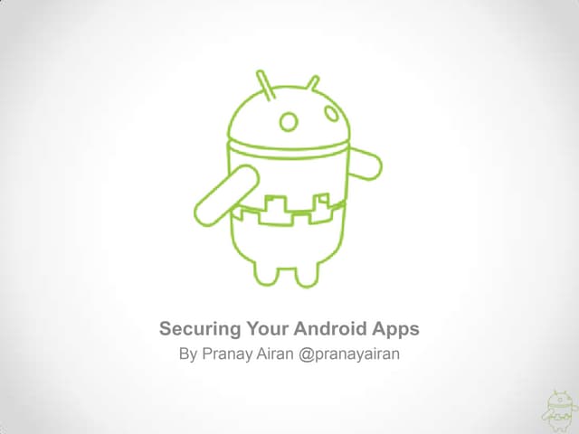 Reverse engineering android apps