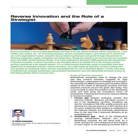Reverse Innovation | PDF