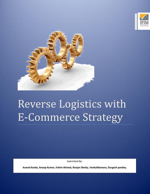 Reverse logistics | PPTX