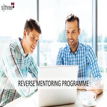 SThree France & Benelux Reverse Mentoring program