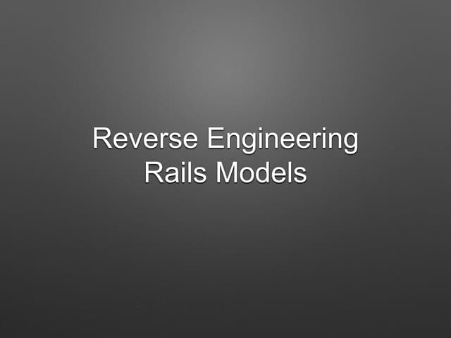 Reversengineering