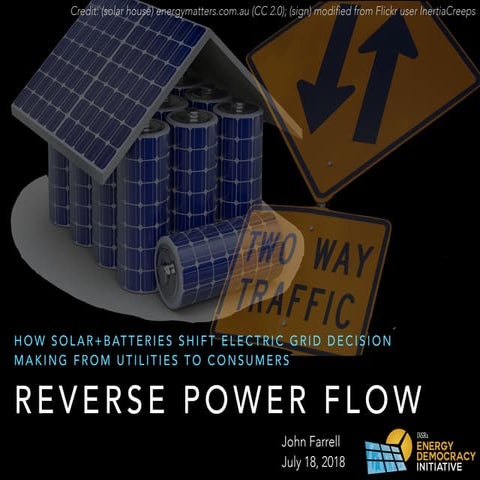 Reverse Power Flow: How solar+batteries shift electric grid decision making f...