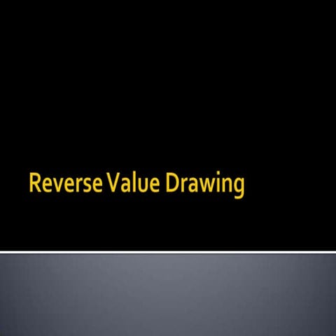 Reverse value drawing