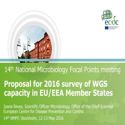 Proposal for 2016 survey of WGS capacity in EU/EEA Member States