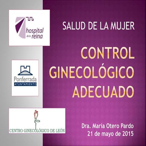 Control Ginecológico adecuado