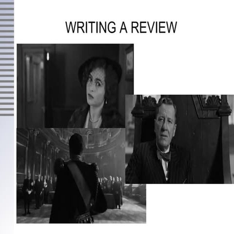 Writing a review
