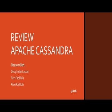 Review Apache Cassandra | PDF