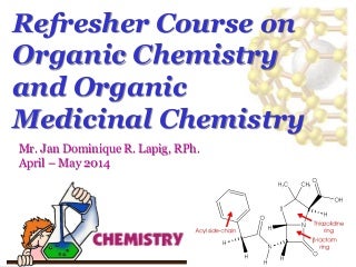 ORGANIC CHEMISTRY (PRE-BOARD REVIEW 2014)