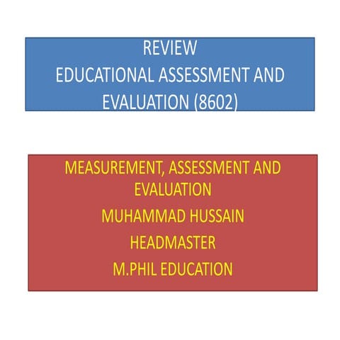 Evaluation tools and techniques | PPTX