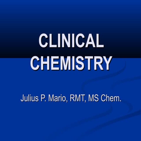 clinical chemistry 