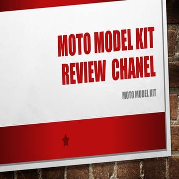 Moto Model Kit Chanel | PPTX