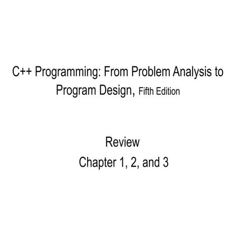 Review chapter 1 2-3 | PPT