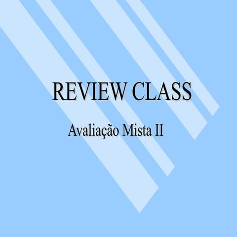 Review Class 2