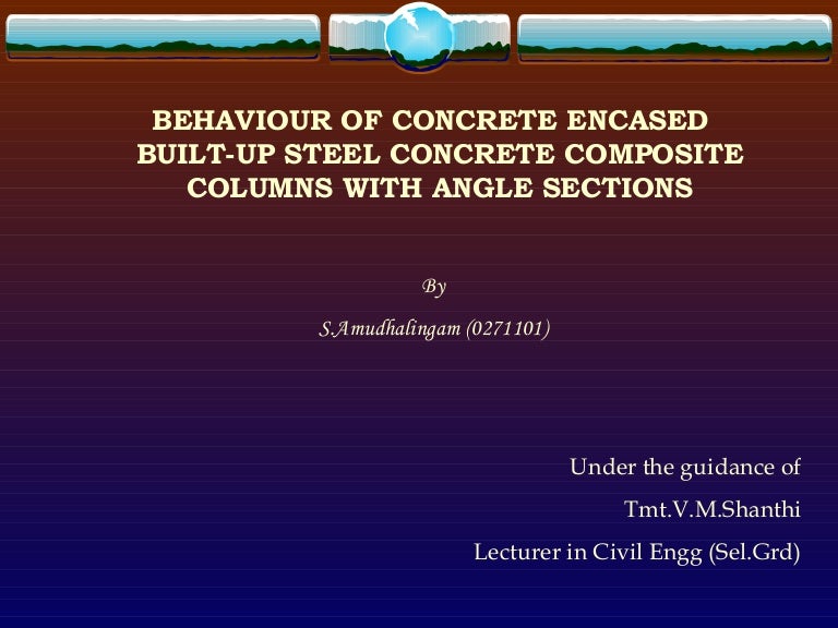 Composite columns thesis image