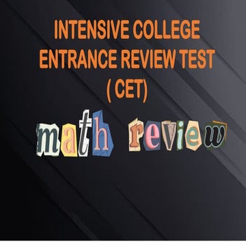 REVIEW FOR COLLEGE ENTRANCE TEST (MATH, SCIENCE AND ENGLISH).pptx