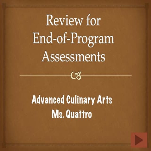 Culinary Review | PDF