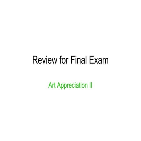 Final Review