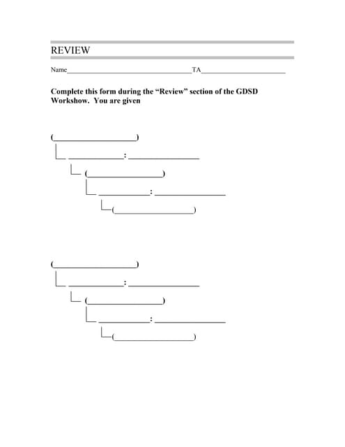 Review form