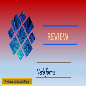 Review verb forms gerund and object pronouns