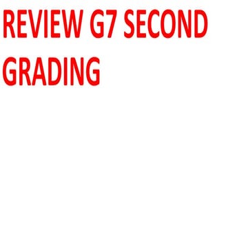 Review g7 second grading no answer