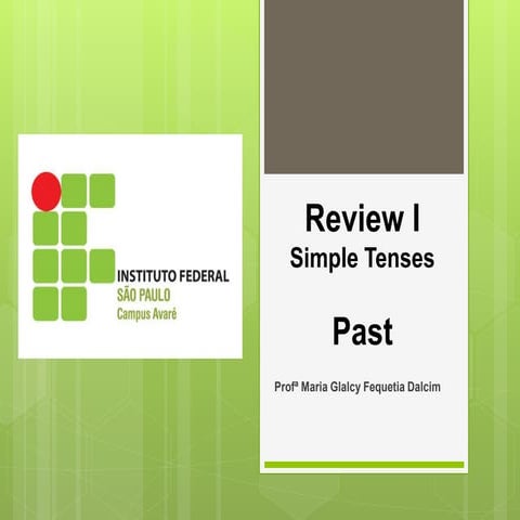 Simple Past - Review