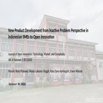 New Product Development from Inactive Problem