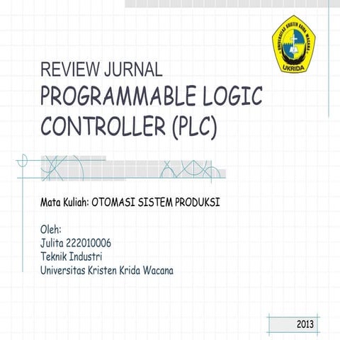Review jurnal plc julita 222010006