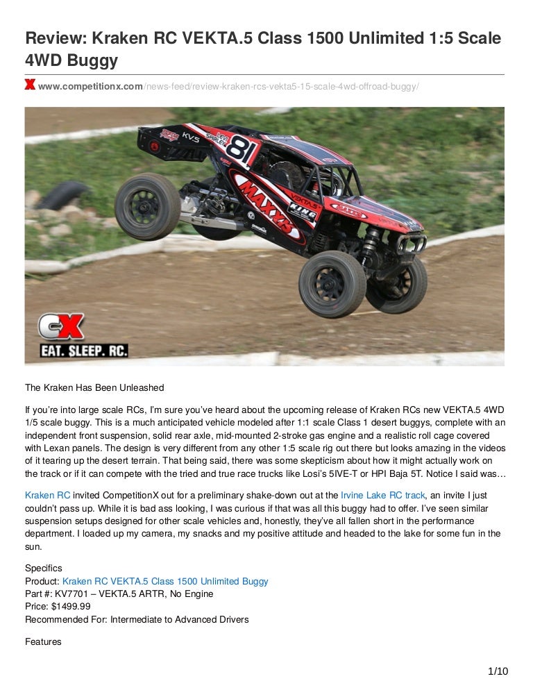 kraken rc vekta 4wd