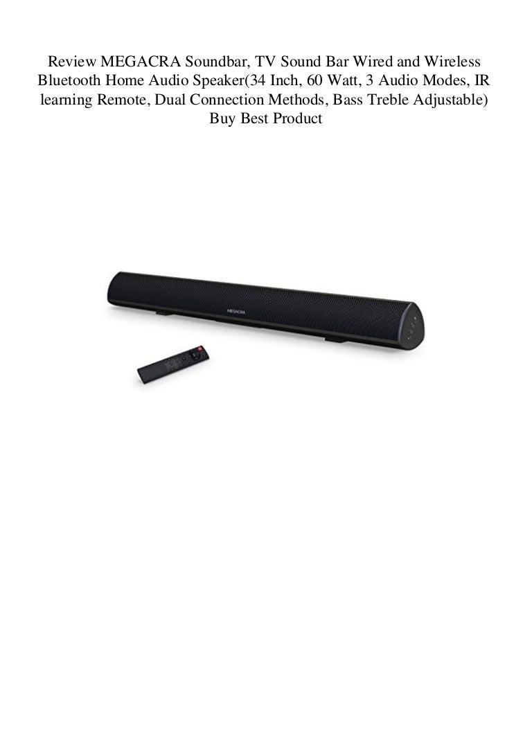 treble soundbar