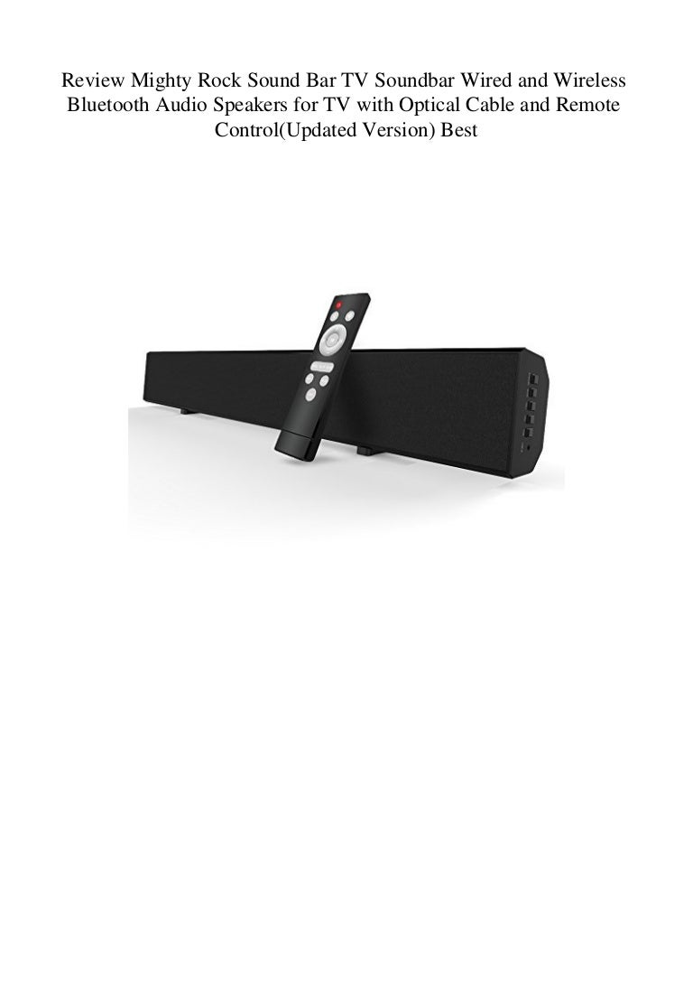 mighty rock bluetooth soundbar
