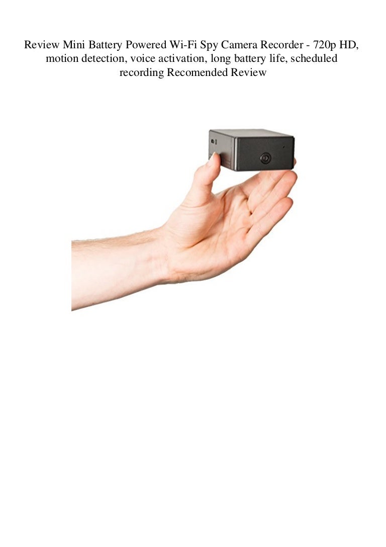 Review Mini Battery Powered WiFi Spy Camera Recorder 720p HD moti…