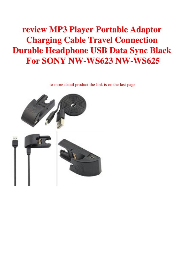 review MP3 Player Portable Adaptor Charging Cable Travel Connection D…