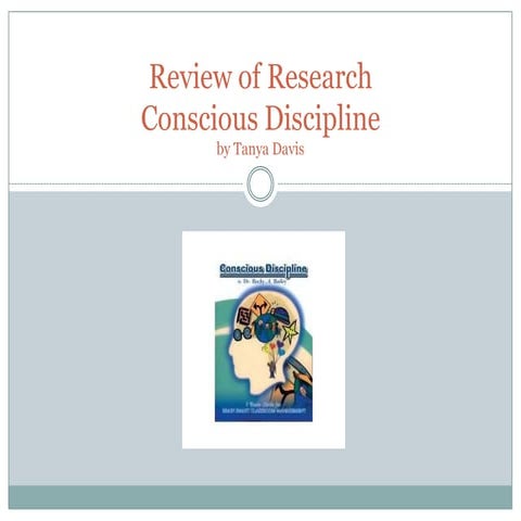 Review of conscious discipline slide show | PPSX