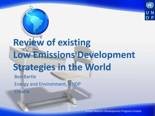 Review of existing Low Emissions Development Strategies in the World