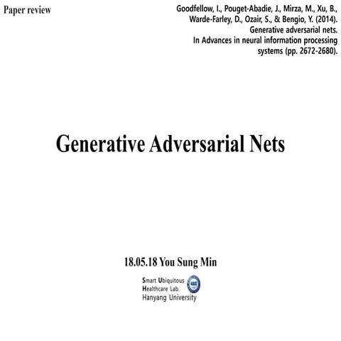Review of generative adversarial nets