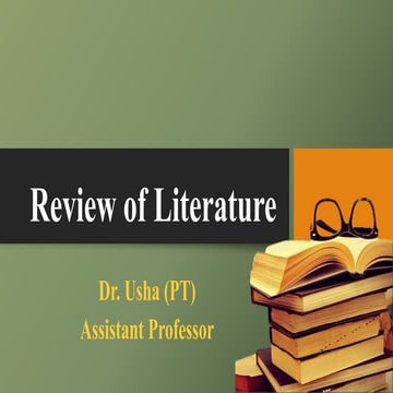 Review of literature