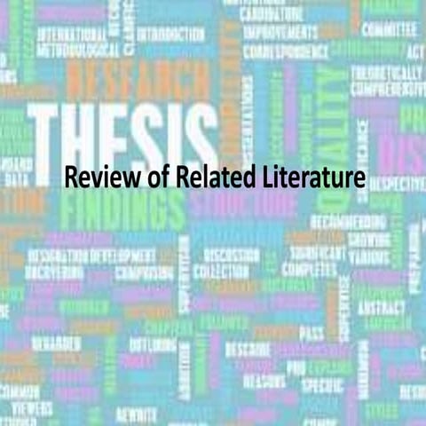 Review of related literature