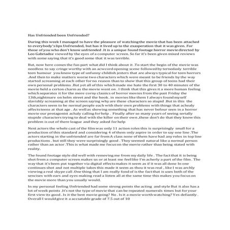 Review on dan's work olivea