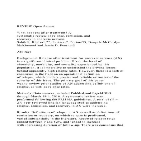 REVIEW Open AccessWhat happens after treatment Asystema.docx