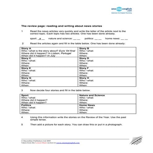 Structured Note Taking - A guide | DOC
