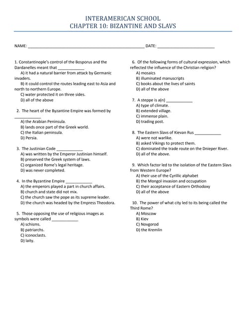 Middle ages | DOCX