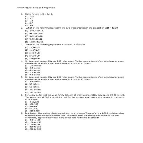SAT Sample Questions | PPT