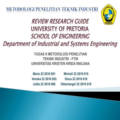 Review research guide up   metolit ind-1 tgs 6