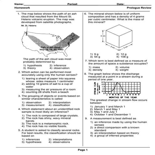 Review student's copy